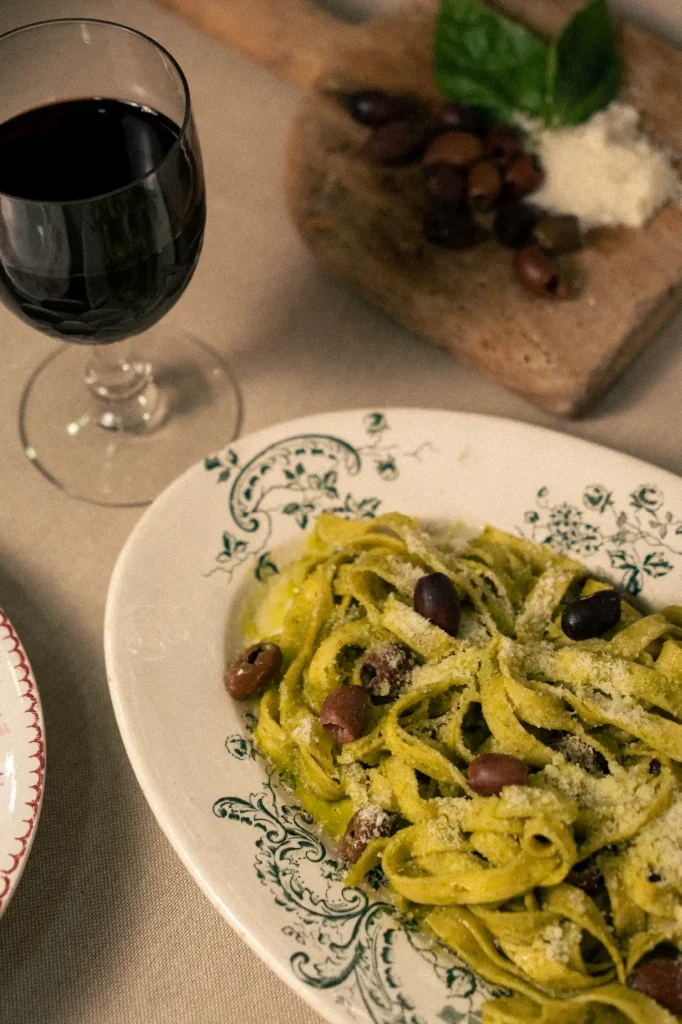 pates au pesto realiser maison pizzeria la perpoise jard sur mer