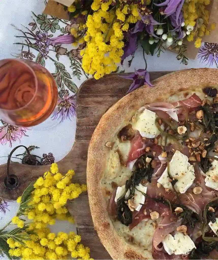 pizza de saison camembert du buffala